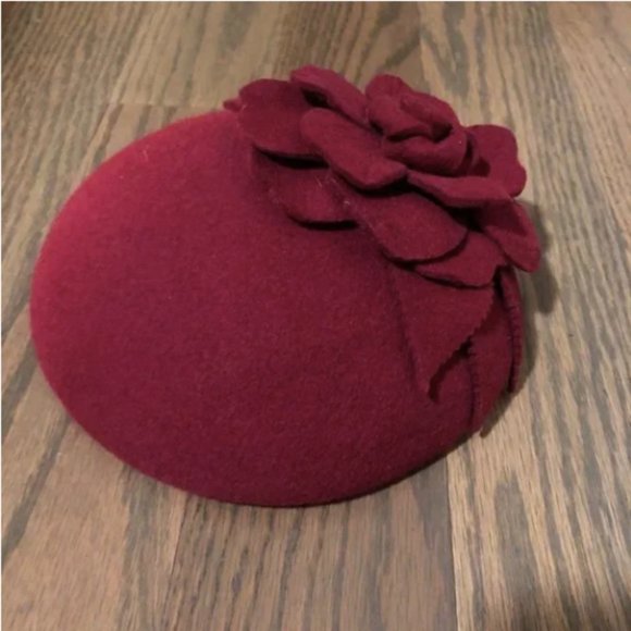 Felt Wool Pillbox Hat Fascinator Wedding 1920s 1950s Parties - Picture 2 of 3